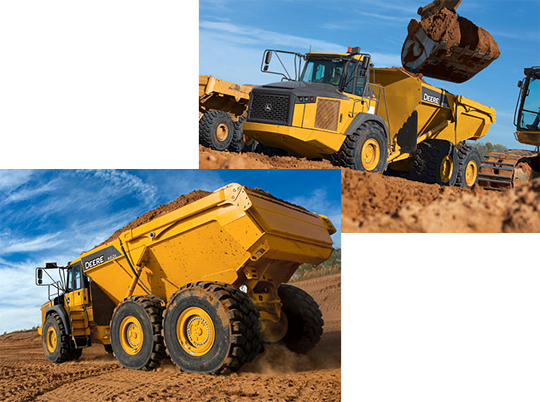 Карьерный самосвал John Deere