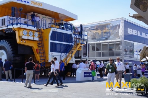 БелАЗ 75603 впервые демонстрируется на MINExpo 2012