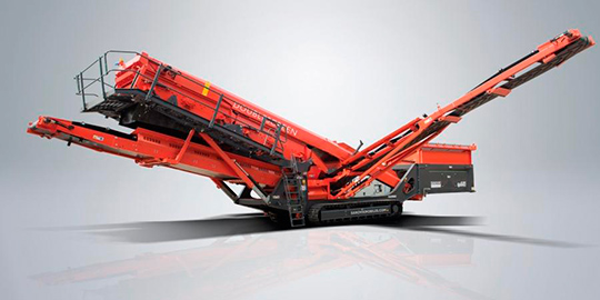 Новый двухдечный грохот Sandvik с технологией Doublescreen 