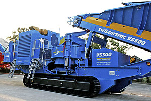 Роторная дробилка TwisterTrac VS300