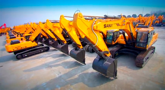 Экскаваторы Sany