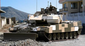 танк-бульдозер Leopard 2 PSO