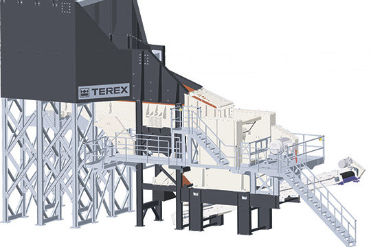 Новый модуль Terex MJ47 для щековой дробилки