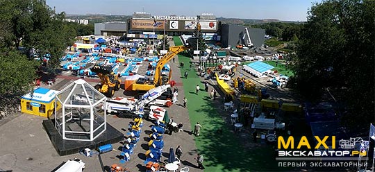 Открытая площадка выставки Уголь Майнинг 2010