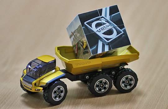 Концептуальная модель шарнирно-сочлененного самосвала Volvo Концептуальная модель шарнирно-сочлененного самосвала Volvo