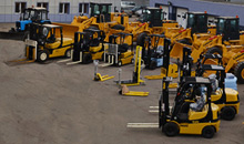 Мини-погрузчик Bobcat. Вид внутри