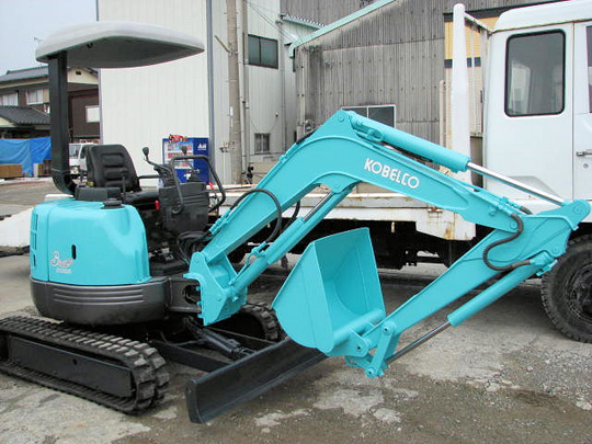 Самый маленький экскаватор Kobelco