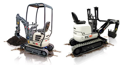 Terex выводит в свет мини-экскаватор TC10
