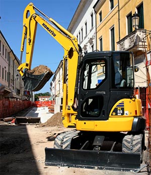 Миниэкскаватор Komatsu PC55MR-3