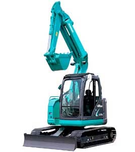 Мини-экскаватор Kobelco SK75SR+