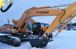 Арктический экскаватор Hyundai R380LC-9SH