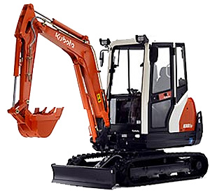мини-экскаватор Kubota KX61-3 