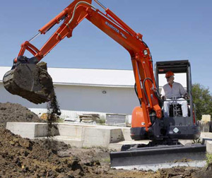 мини-экскаватор Kubota KX121