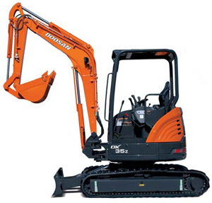 мини-экскаватор DOOSAN DX 35 Z 