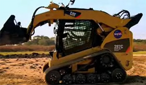 Разработка техники Caterpillar и NASA для Луны