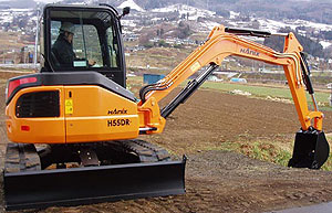 мини-экскаватор HANIX H55DR