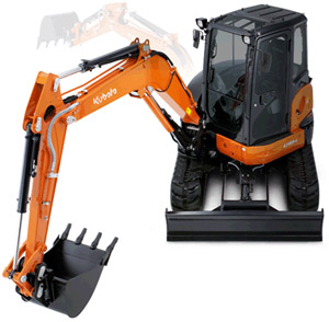 Мини-экскаватор Kubota U48-4