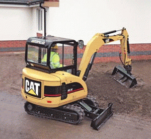 Миниэкскаватор CAT