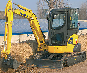 мини-экскаватор Komatsu PC35MR-3
