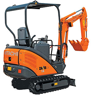 Мини-экскаватор Hitachi ZX14-3
