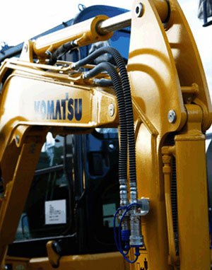 Komatsu обновляет гидравлику на мини-экскаваторах