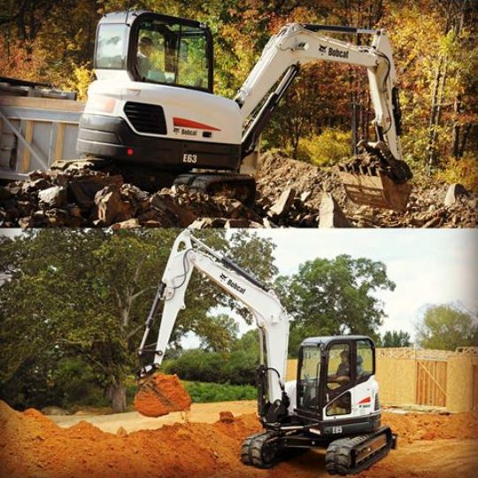 Мини-экскаваторы E63 и E85 - новинки от Bobcat