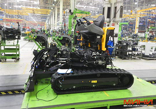 На заводе в Чехии в основном собирают мини-технику для рынков Европы, стран СНГ, Африки и Ближнего Востока