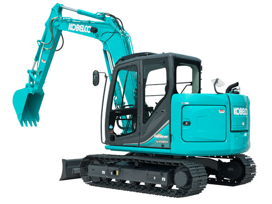 Колесный экскаватор Kobelco SK85MSR-3. Что нового? 