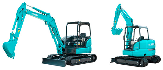 Модернизированный мини-экскаватор Kobelco SK55SR