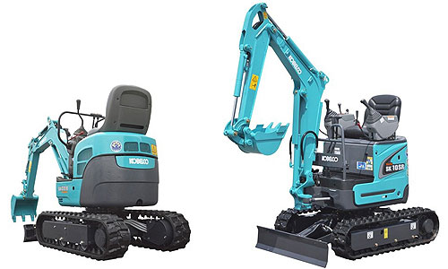 Мини-экскаваторы Kobelco: SK008 и SK10SR