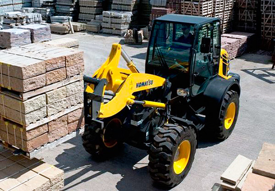 Фронтальный мини-погрузчик Komatsu WA100M-7