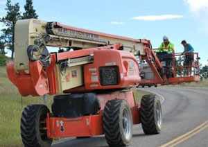 Подъемник с телескопической стрелой JLG Ultra 