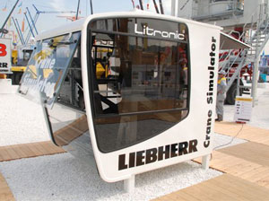 Симулятор башенного крана Liebherr