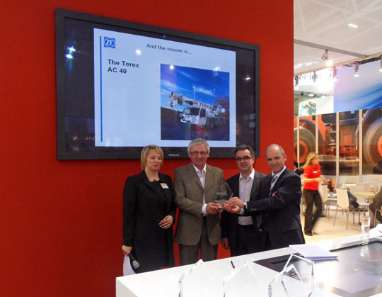 Terex Cranes получила очередную награду
