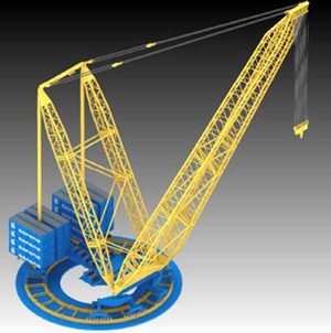 Монтажный кран Sarens 