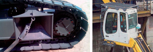 Шасси и кабина перегружателя Liebherr ER 934 C 