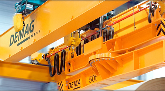 Компания Terex переносит производство мостовых кранов Demag