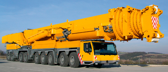 Подъёмно-транспортное оборудование на 9-осном шасси — автокран Liebherr LTM 11200-9.1