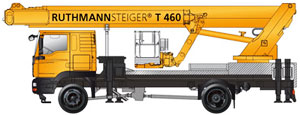 Новичок в линейке автовышек Ruthmann: модель Steiger T460