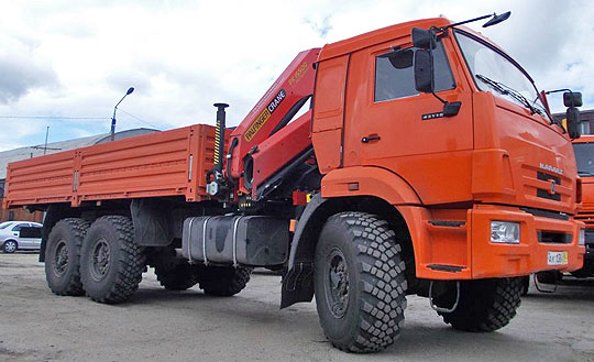 КМУ на шасси КАМАЗ-65117