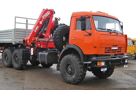 КМУ на шасси КАМАЗ-44108