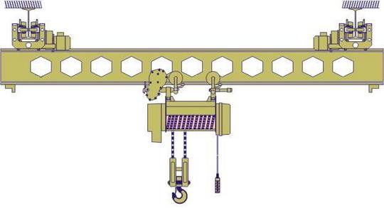 Кран-балка электрическая подвесная