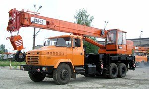 Автокран на шасси КрАЗ-63221 и КрАЗ-65053