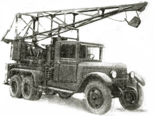 В 1936 г. АКЭ установили на знаменитый шестиколесник ЗИС-6