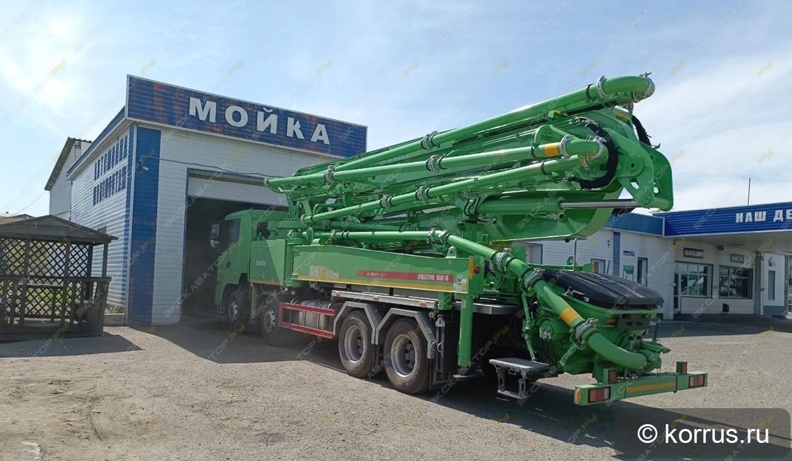Автобетононасос SANY450С-10 передан покупателю