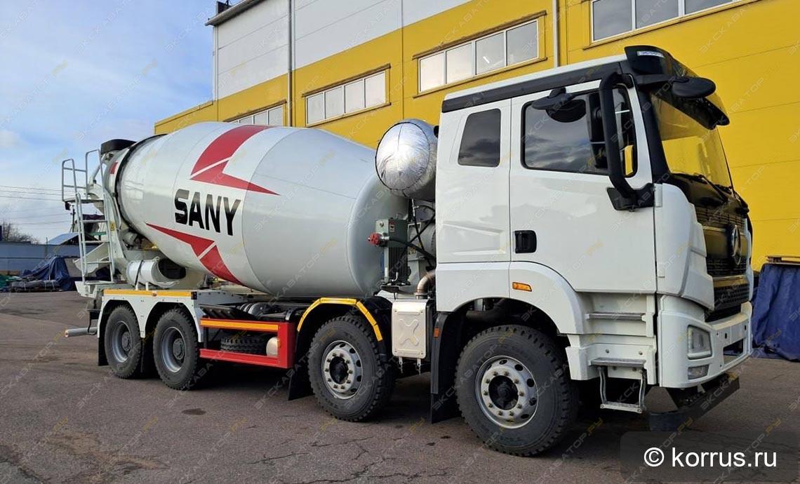 Автобетононасосы и миксера SANY на объекте «Алабуга»