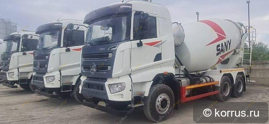 4-ый автобетоносмеситель SANY SY310 для нашего клиента