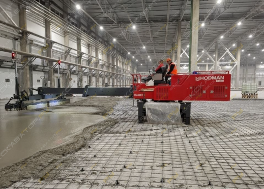 Акция на телескопический бетоноукладчик HODMAN HC400T