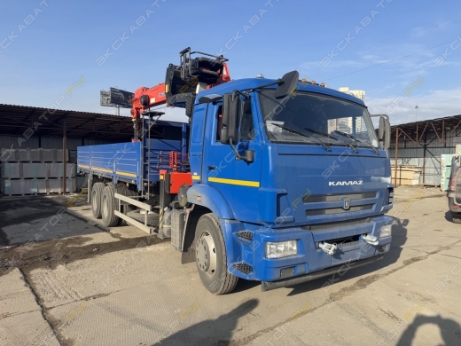 Поставка КМУ Kanglim 1256 на базе КамАЗ 65116 в Мытищи