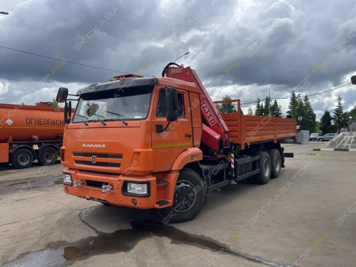 Передача КМУ Fassi 245.А.22 на шасси КАМАЗ 65115 клиенту из Москвы